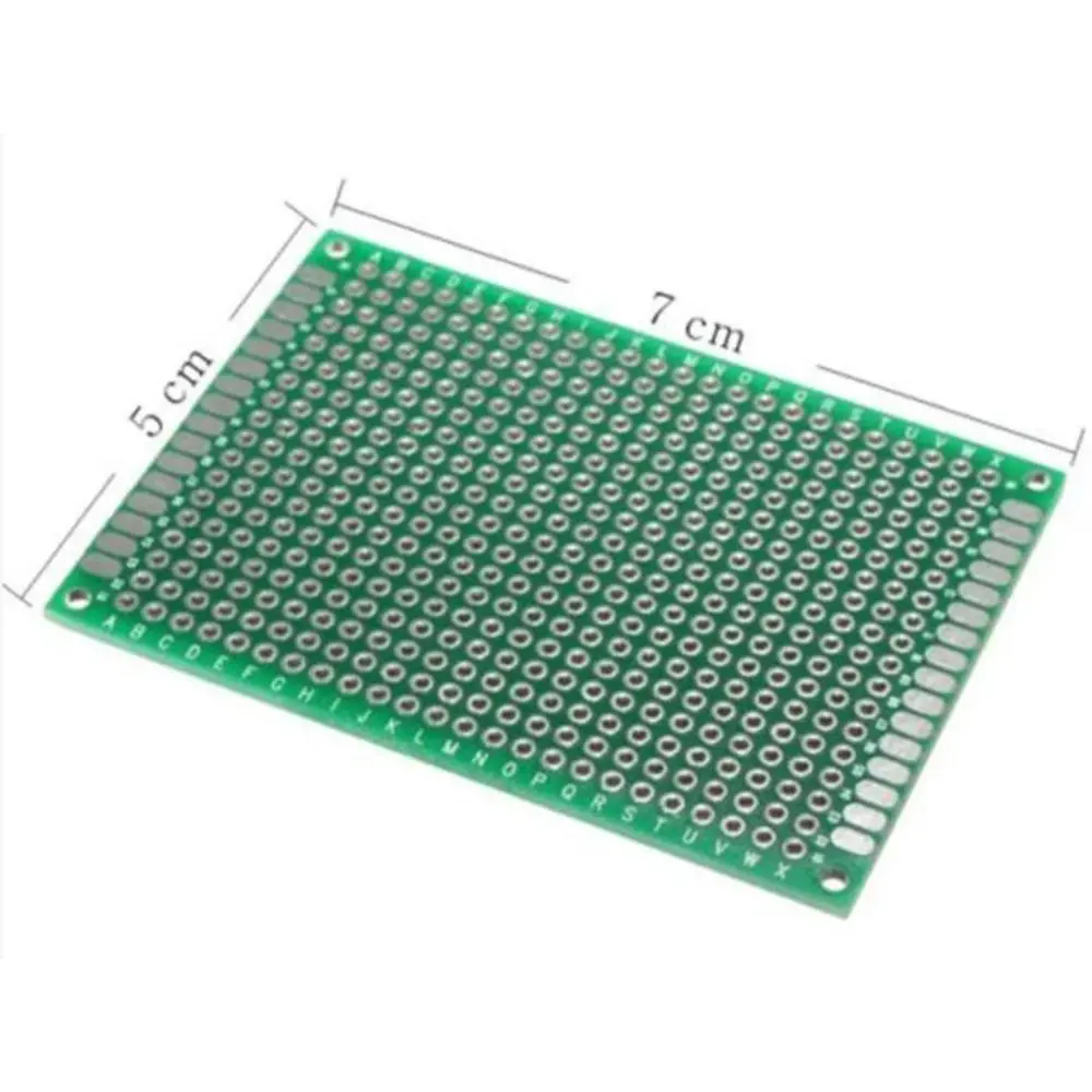 5X7 Cm Double Sided Universal Pcb Prototype Veroboard Green Board 1