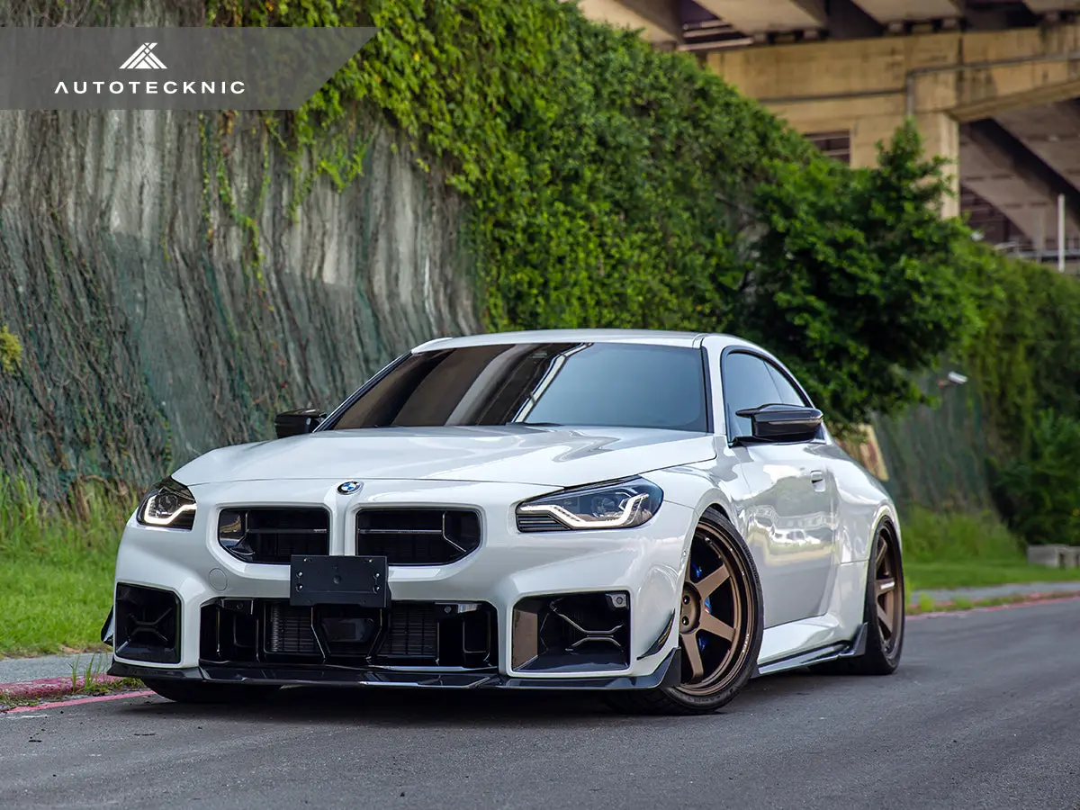Autotecknic Dry Carbon Podium Front Bumper Lower Vent Set - G87 M2 2