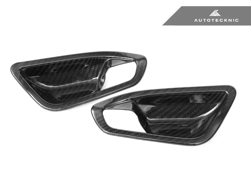 Autotecknic Dry Carbon Interior Door Handle Trim Set - F87 M2 | F22 2-Series | F20 1-Series 4