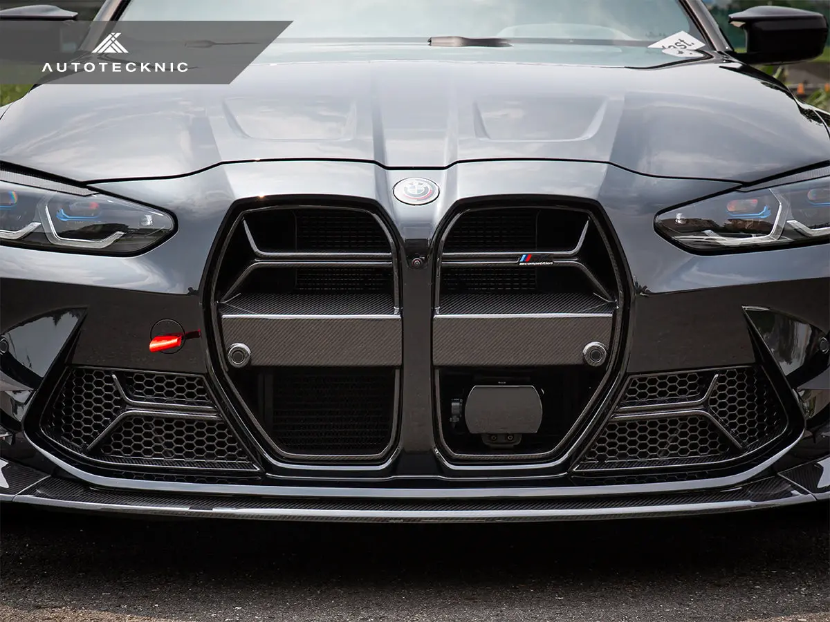 Autotecknic Dry Carbon Corsa Front Bumper Lower Vent Set - G80 M3 | G82/ G83 M4 2