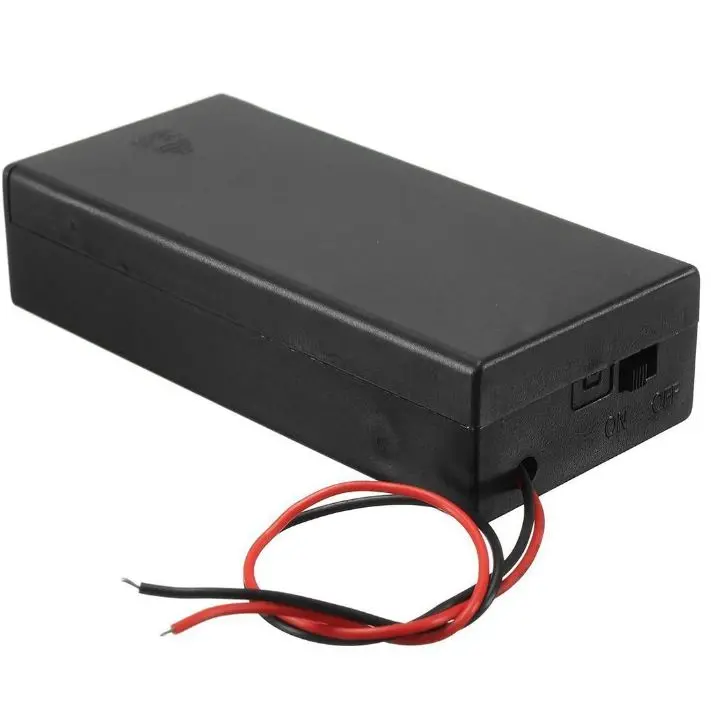 2 X 18650 3.7V Battery Holder With Cover And On/Off Switch 1