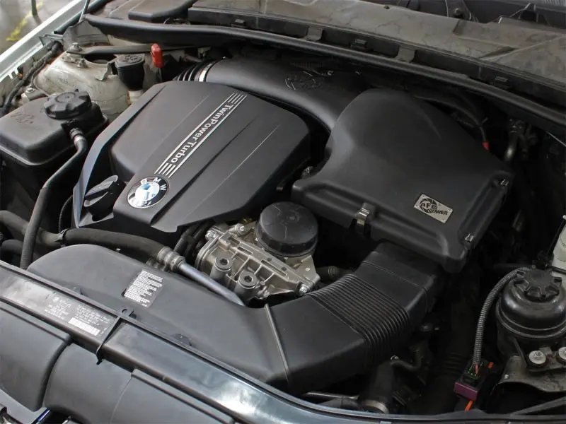 Afe Magnumforce Intake System Cover, Black, 11-13 Bmw 335I/Xi E9x 3.0L N55 (T) 2