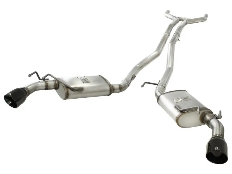 Afe Machforce Xp Exhaust 2.5In Stainless Steel Cb/10-13 Chevy Camaro V6-3.6L (Td) (Gloss Blk Tip) 1