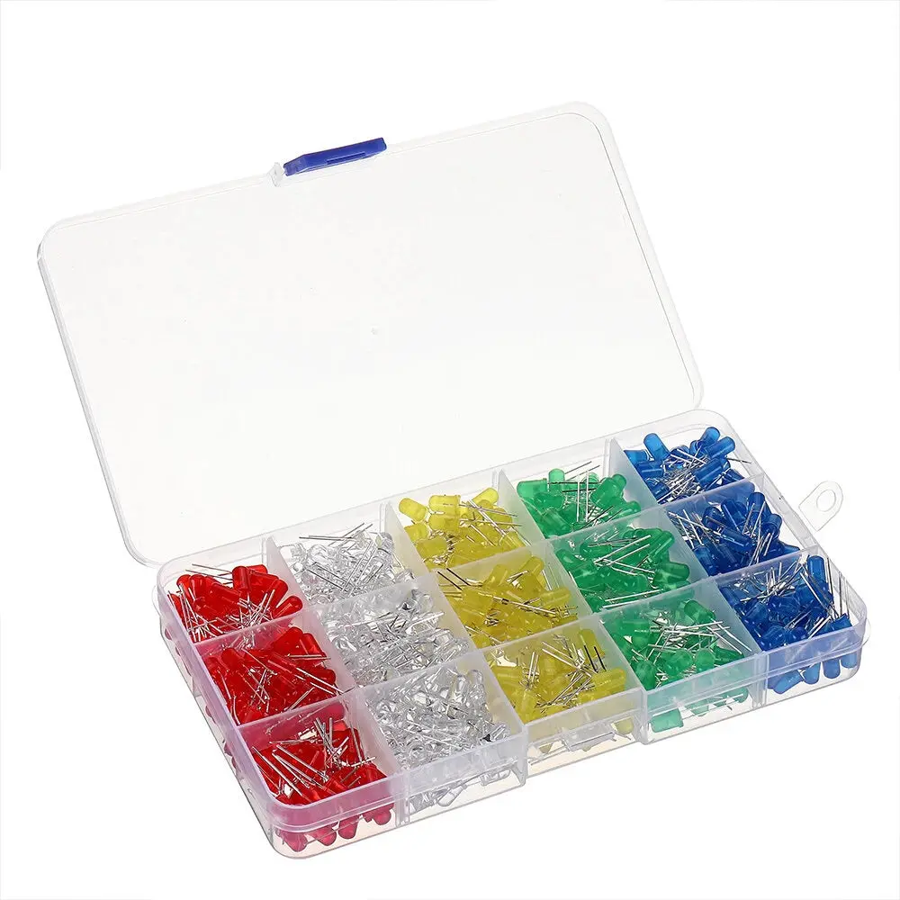 500Pcs 5 Colors 5 Mm Led Kit 1