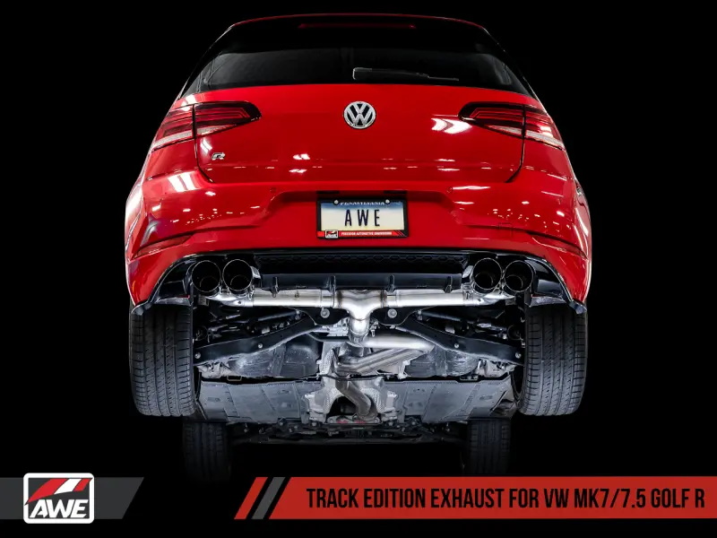 Awe Tuning Mk7.5 Golf R Track Edition Exhaust W/Diamond Black Tips 102Mm 1