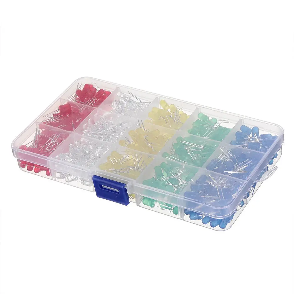 500Pcs 5 Colors 5 Mm Led Kit 2