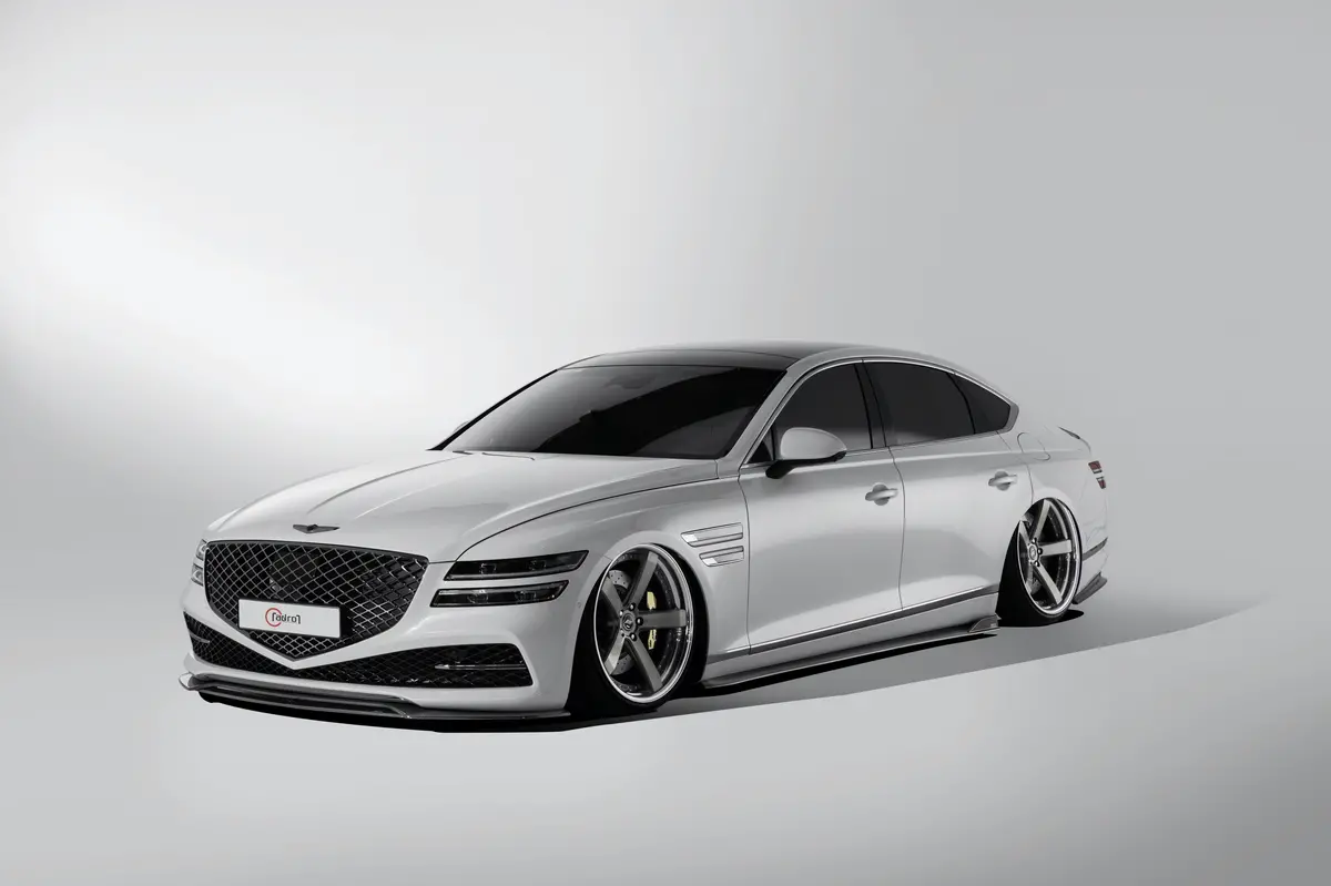 Genesis G80 (Rg3) Carbon Fiber Lip Splitter 1