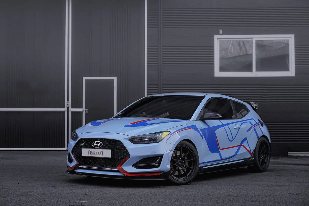 Hyundai Veloster N And Turbo Carbon Fiber Side Skirts V1 1