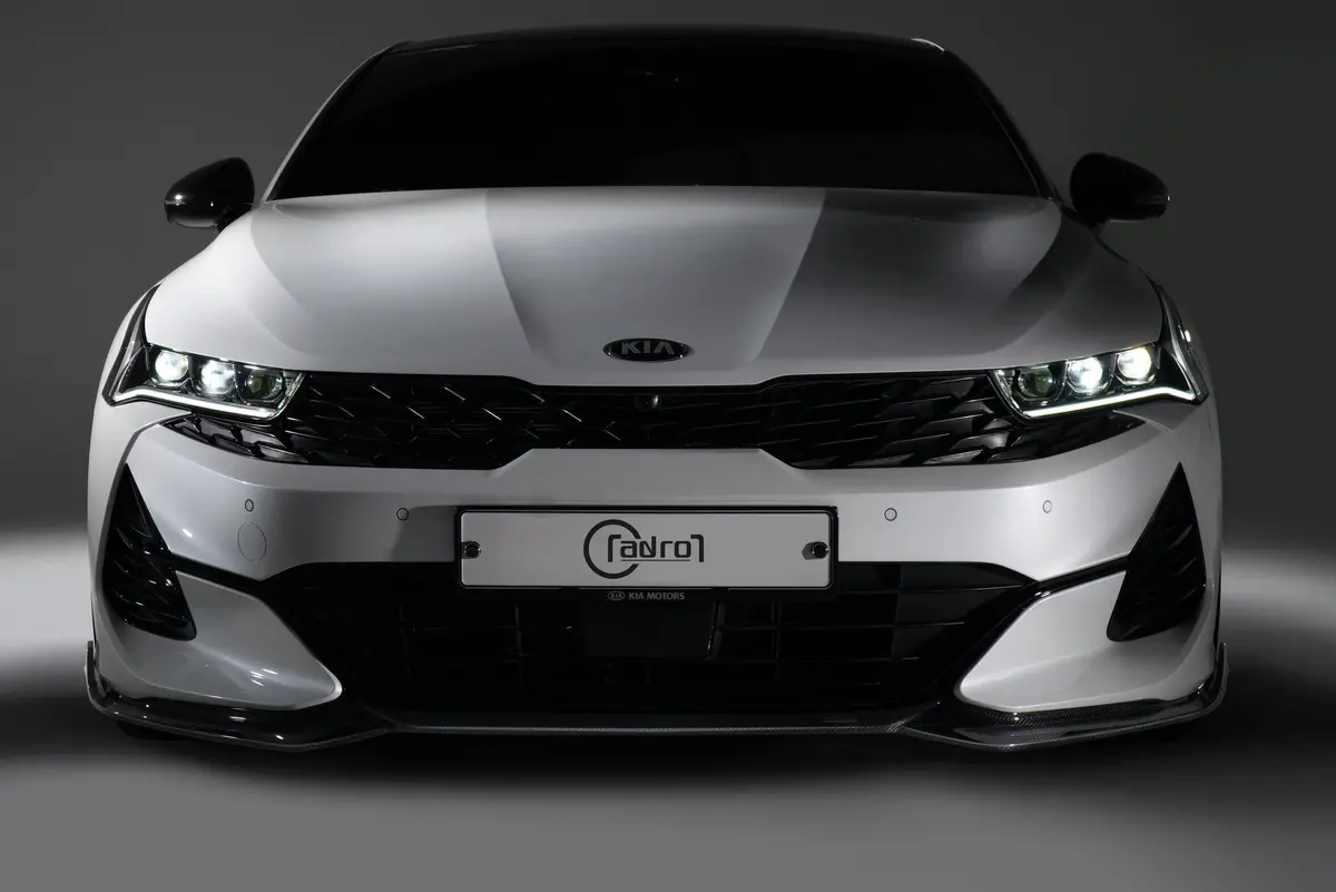 Kia K5 Carbon Fiber Front Lip 1
