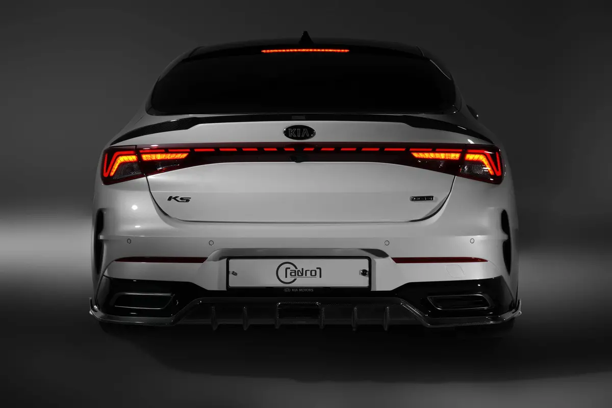 Kia K5 Carbon Fiber Rear Diffuser 1