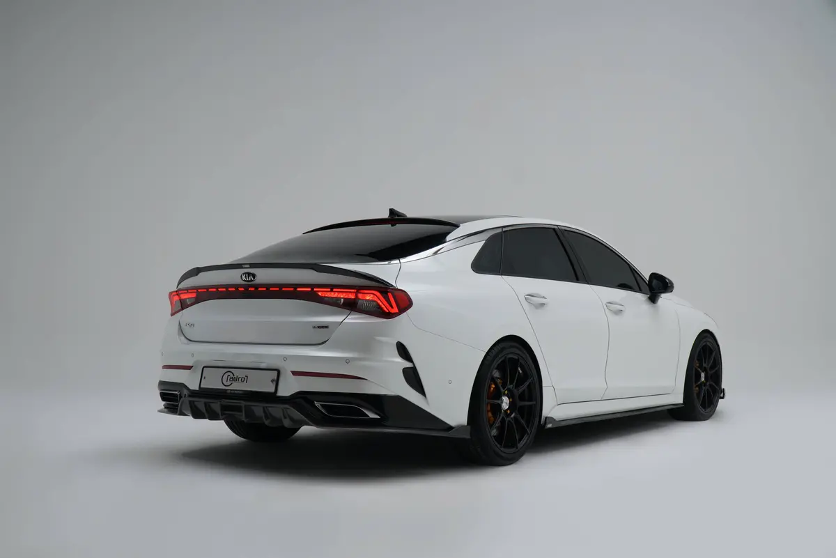 Kia K5 Carbon Fiber Side Skirts 2