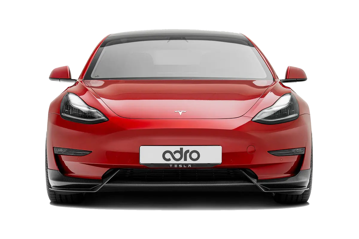 Tesla Model 3 Premium Prepreg Carbon Fiber Front Lip 1