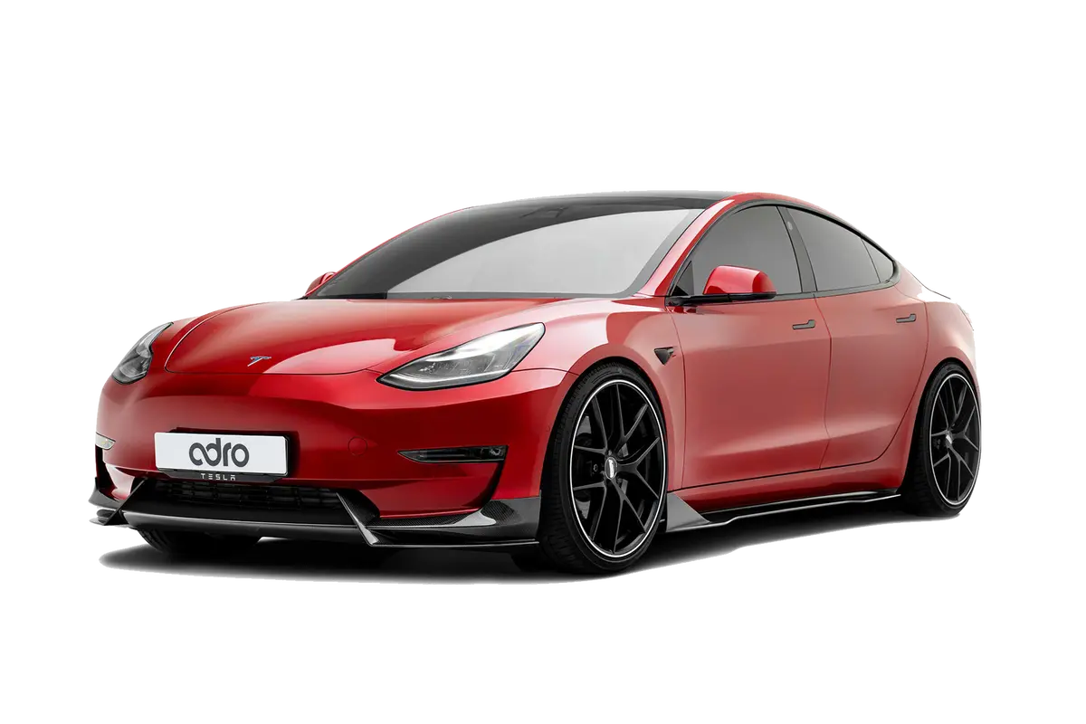 Tesla Model 3 Premium Prepreg Carbon Fiber Front Lip 2