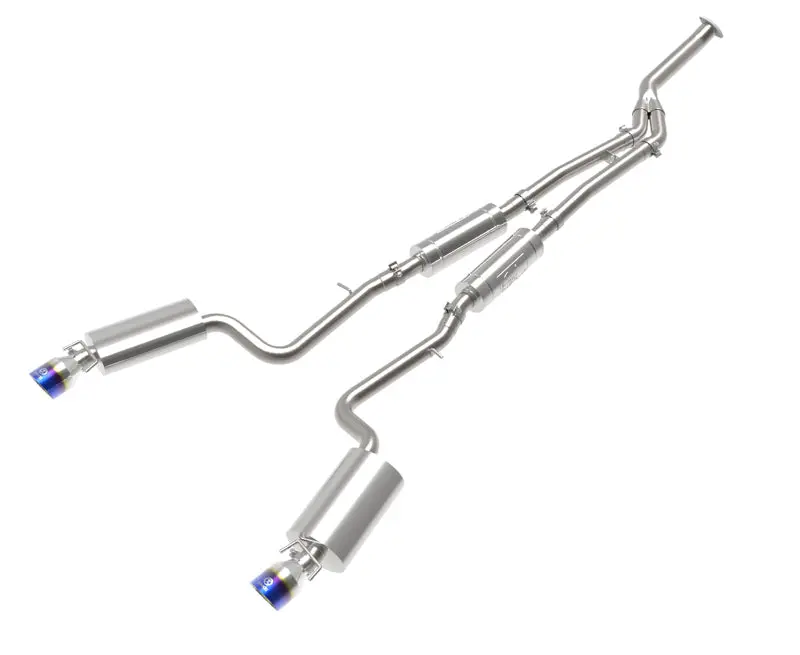 Afe Power Takeda 16-17 Lexus Is200t L4-2.0L (T) 2.5In-3In 304 Ss Cb Exhaust W/ Blue Tip 1
