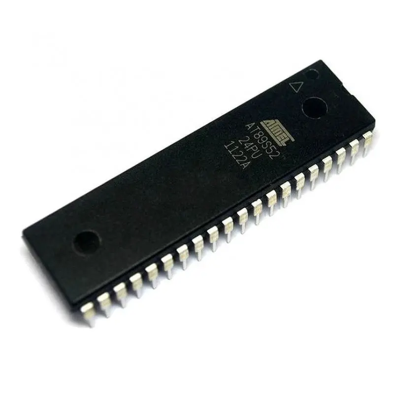At 89S52 Ic Atmel 8051 Microcontroller 40 Pin Dip 1