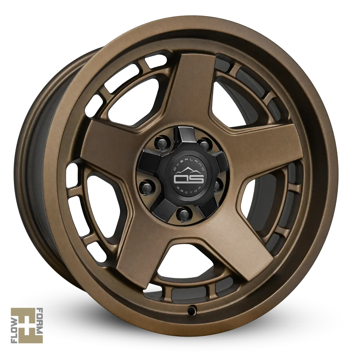 Overland Sector Atlas 17X9 +0 5X120/5X127mm 73.1Mm Satin Bronze 1