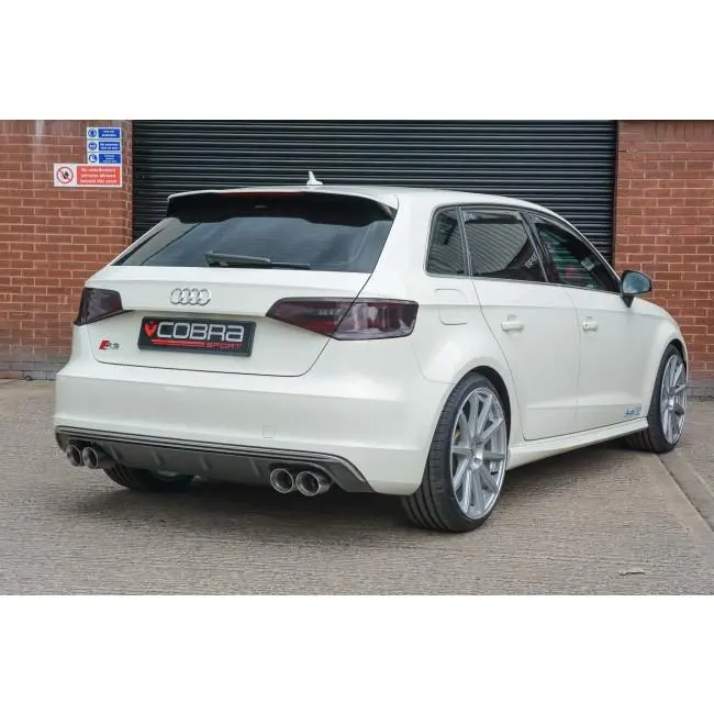 Cobra Sport Audi S3 (8V) 5 Door Sportback (Non-Valved) (13-18) Turbo Back Performance Exhaust 8