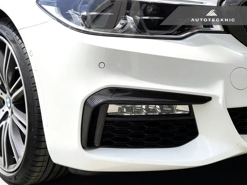 Autotecknic Dry Carbon Front Bumper Trim - G30 5-Series M-Sport 2