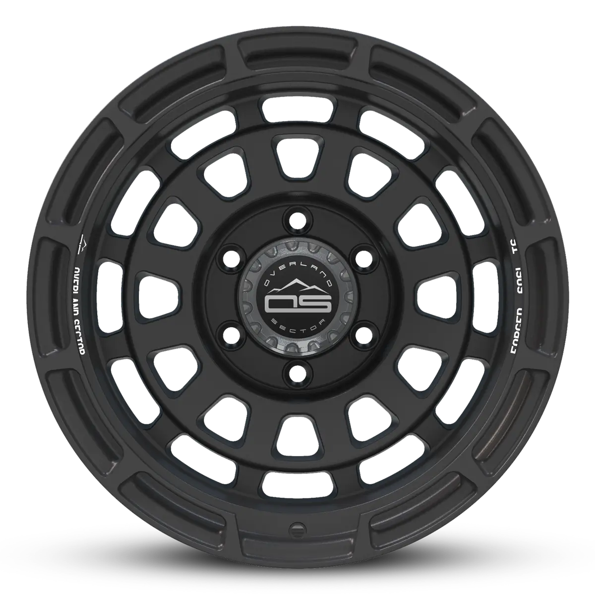 Overland Sector Badlander Forged 17X9 -12 6X139.7Mm 106.1Mm All Satin Black 2