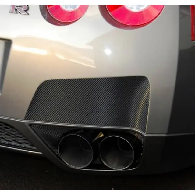 Carbon Look Exhaust Guards For A Gtr 3M 1