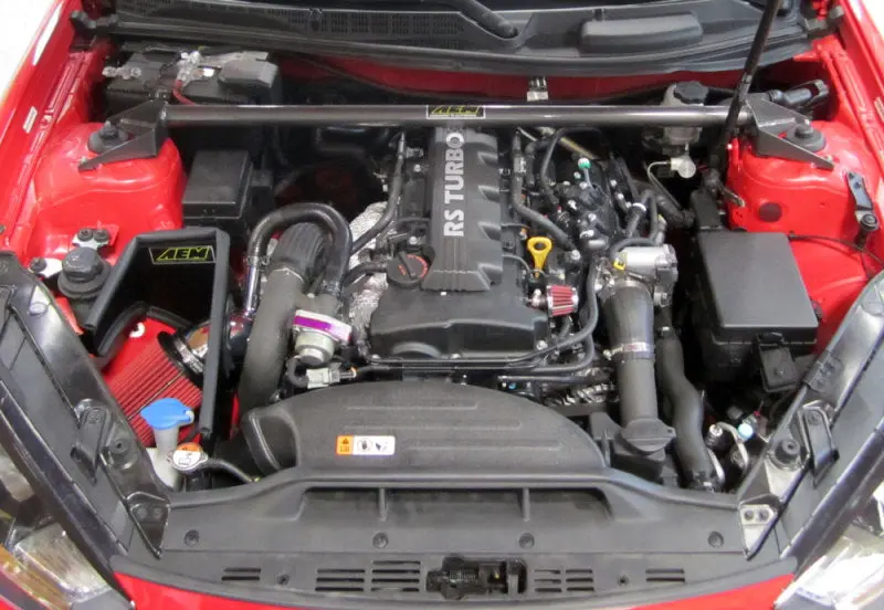 Aem 2013 Hyundai Genesis Coupe 2.0L L4 Polished Cold Air Intake 2
