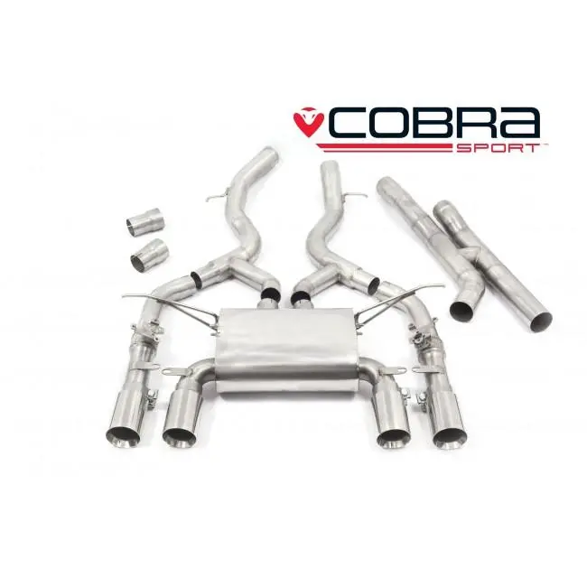 Cobra Sport Bmw M4 (F82) Coupe 3" Valved Secondary Cat Back Performance Exhaust 3