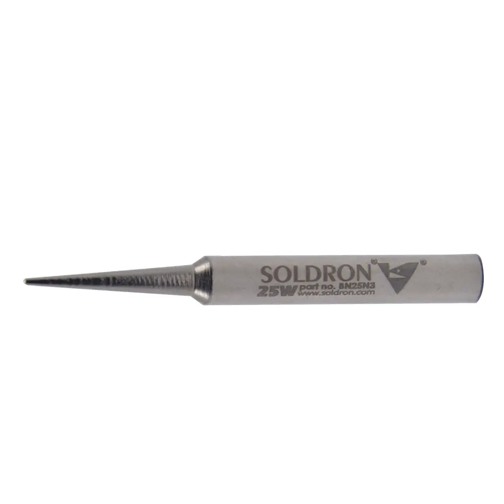 Soldron Bn25n1  - 25 Watt Nickel Plated Needle Bit For Soldron 25W Soldering Iron 1