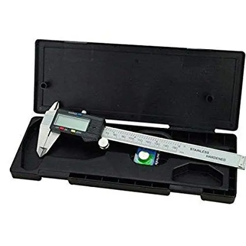 Digital Stainless Steel Vernier Caliper Lcd Screen, 0-6 Inch/0-150 Mm, Auto Off Featured Micrometer 1