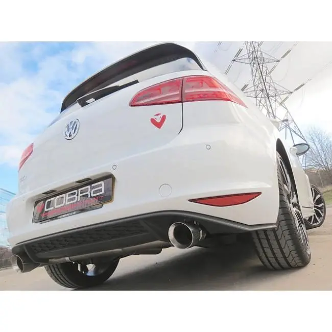 Cobra Sport Vw Golf Gtd (Mk7) 2.0 Tdi (5G) (14-17) Gti Style Rear Exhaust 4