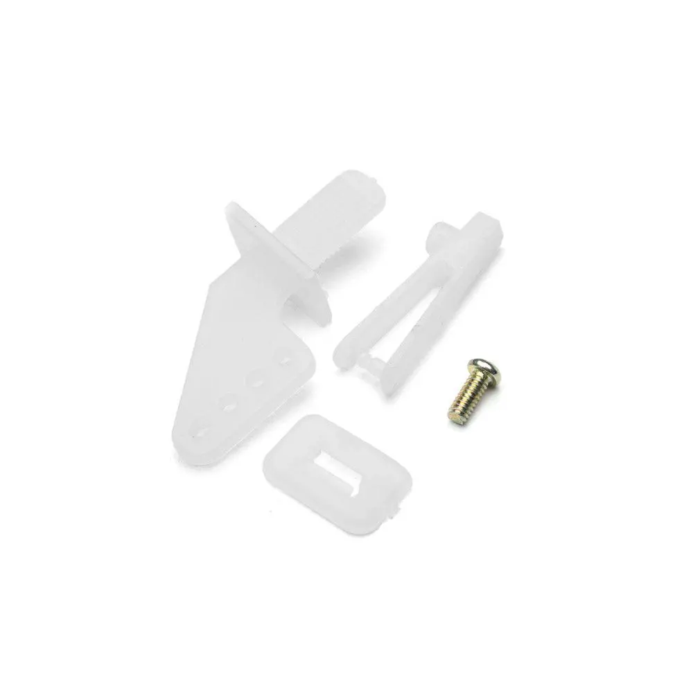 Control Horn + U Clevis Set For Rc Plane Nylon - Medium Size 1