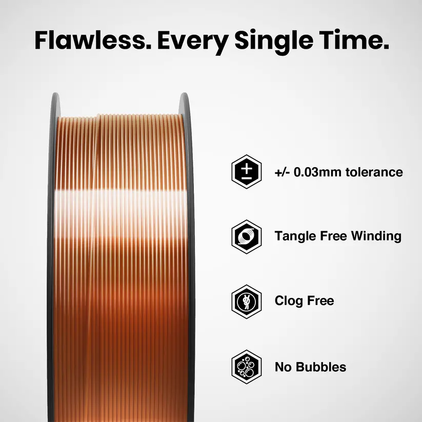 Numakers Pla Silk Filament – Copper– 1.75 Mm / 1 Kg 2