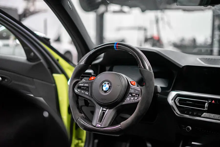 Bmw G82 M4 Carbon Fiber Steering Wheel 1
