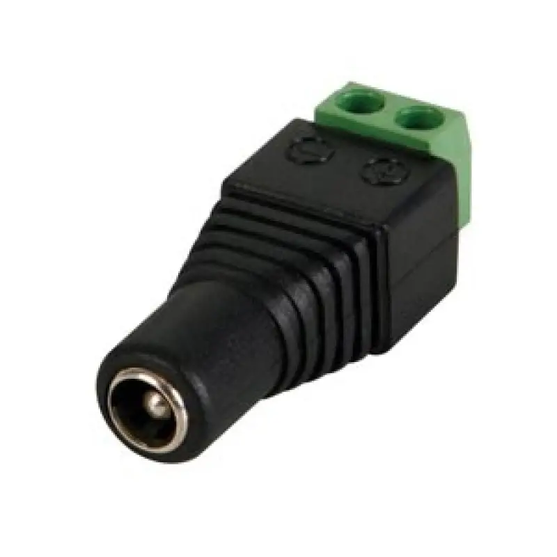 Dc Power Jack Female Connector With 2 Pin Screw Terminal Pbt 1