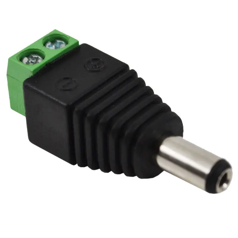 Dc Power Jack Male Connector With 2 Pin Screw Terminal 1