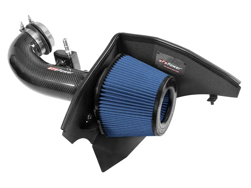 Afe 19-20 Gm Trucks 5.3L/6.2L Track Series Carbon Fiber Cold Air Intake System With Pro 5R Filters 1