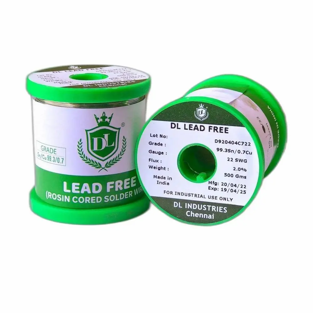 Dl Lead Free Sn99.3 / Cu0.7 Solder Wire 22 Swg (50 Gram) 1