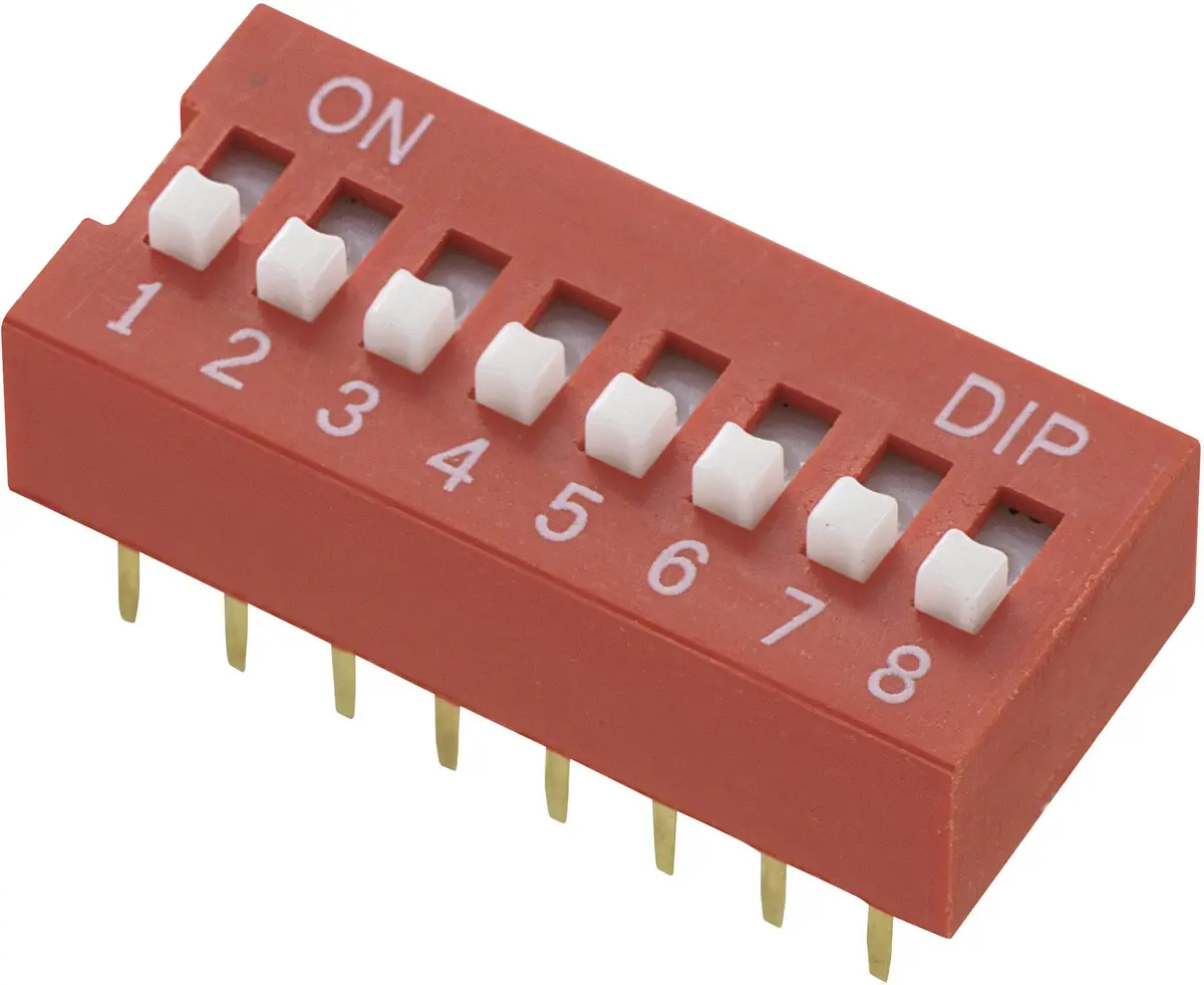 Dip Switch 8 Way Ds-08 (8 Way Slide Switch 2.54Mm Pitch) 1