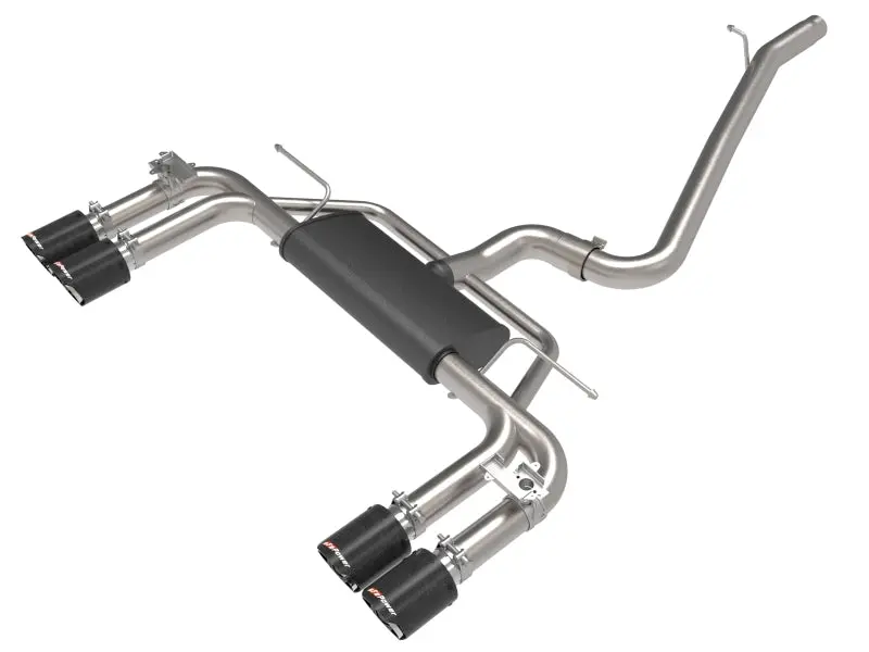 Afe Machforce Xp 3In-2.5In 304Ss Exhaust Cat-Back 15-20 Audi S3 L4-2.0L (T) - Carbon Tips 2