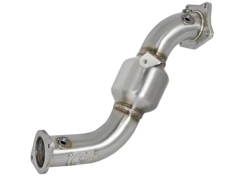Afe Twisted Steel Down-Pipe Catted 13-16 Cadillac Ats L4-2.0L (T) 1
