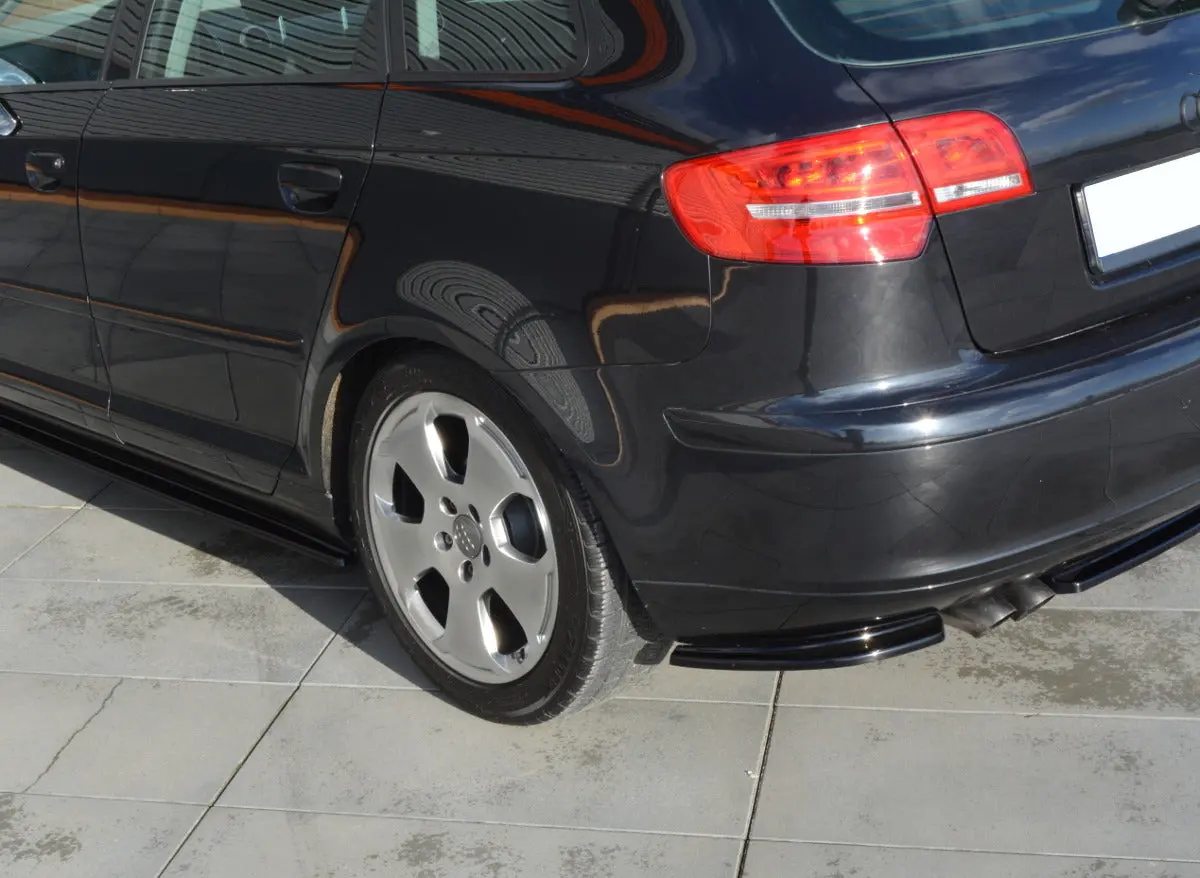 Maxton Design Rear Side Splitters Audi A3 Sportback 8P/ 8P Facelift (2004-2013) 1