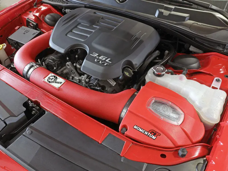 Afe Momentum Gt Dry S Stage-2 Intake System 11-15 Dodge Challenger/Charger V6-3.6L (Red) 2