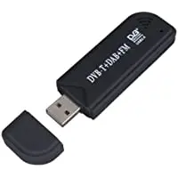 Dvb - T Dab Fm Tv Tuner Receiver Set With Remote Controller For Pc Usb2.0  - Black	12 1
