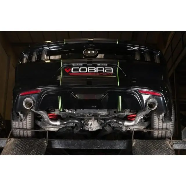 Cobra Sport Ford Mustang 5.0 V8 Gt Convertible (2015-18) 2.5" Venom Box Delete Axle Back Performance Exhaust 4