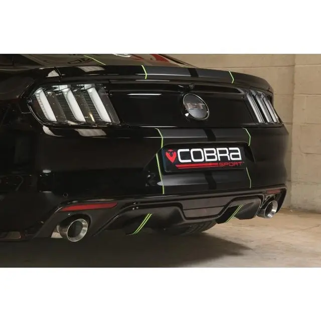 Cobra Sport Ford Mustang 2.3 Ecoboost Convertible (2018>) 2.5" Venom Box Delete Axle Back Performance Exhaust 5