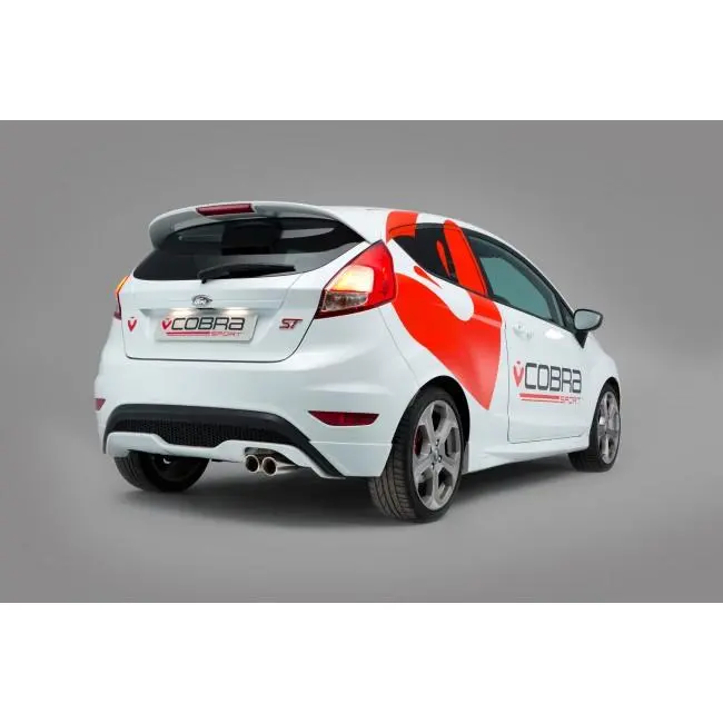 Cobra Sport Ford Fiesta (Mk7) St 180/200 Venom Box Delete Race (3") Cat Back Performance Exhaust 4