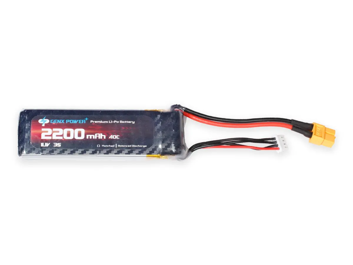 Genx 11.1V 3S 2200Mah 40C / 80C Premium Lipo Lithium Polymer Battery 1