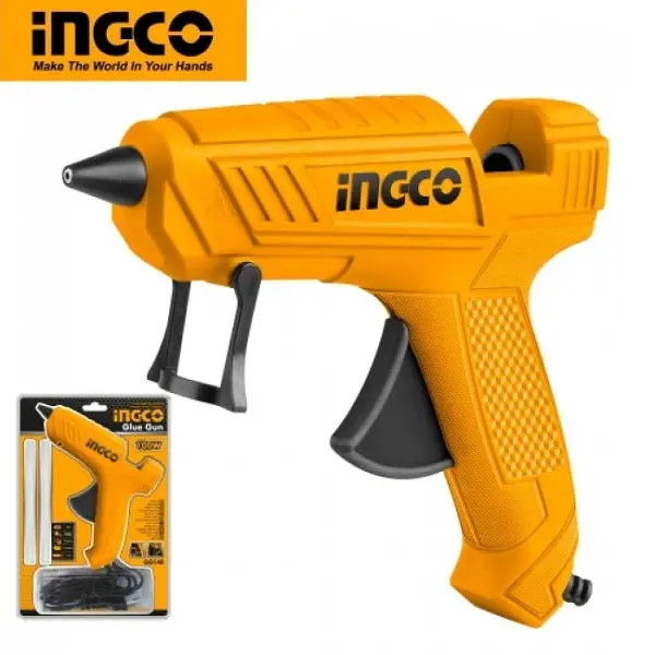 Ingco Gg148 Heavy Duty Glue Gun 100 Watt With 2 Pcs Glue Stick 1