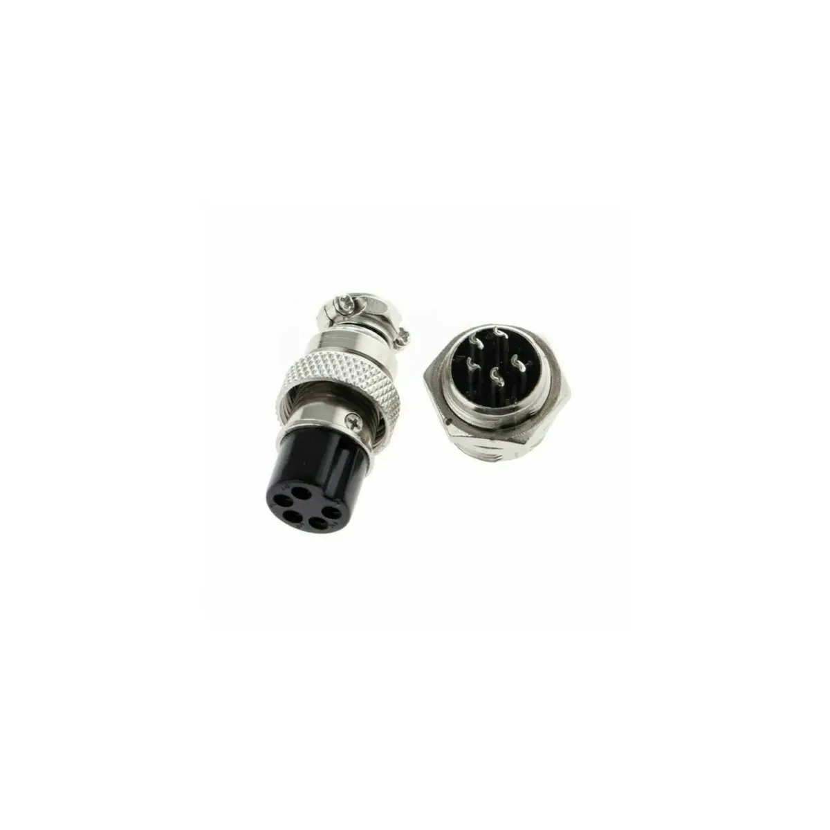 5 Pin Metal Aviation Plug Gx16 Mrs Male And Female Panel Connector 1