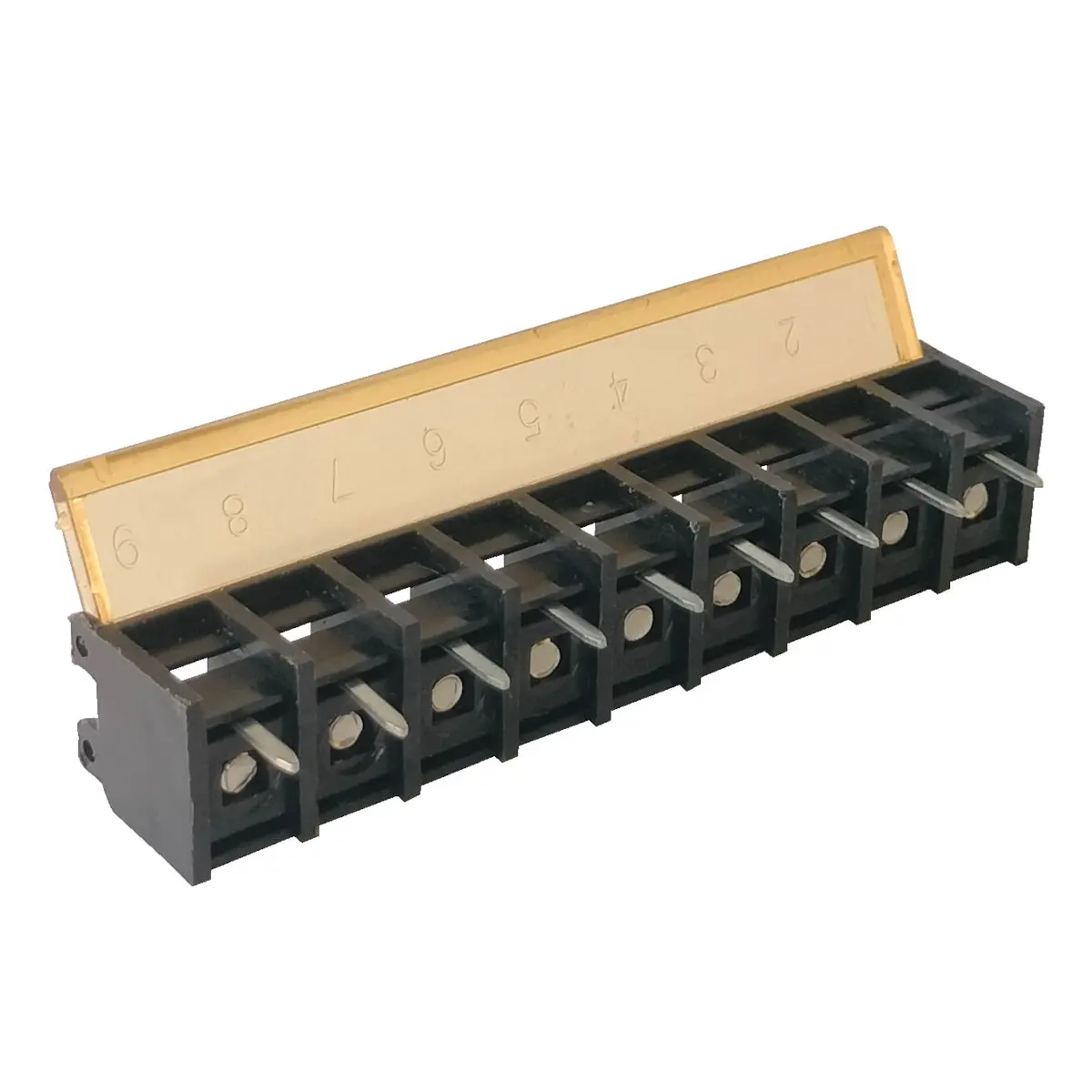 Hb9500-9P 9.5Mm Pitch 9-Pin Barrier Terminal Connector With Lid 1