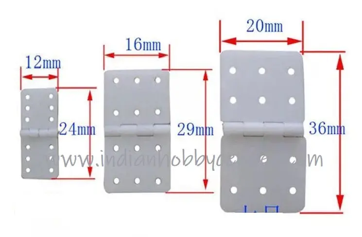 16X28 Nylon Hinge For Rc Plane Control Surfaces - Medium 2